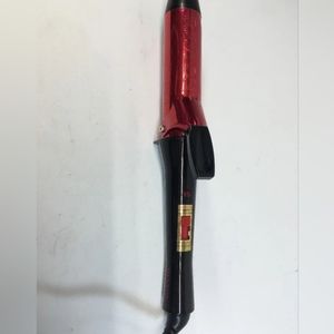 RB1 Revlon RV-013 1-1/2" Adjustable Heat Red Aluminum Hair Curling Iron RBI